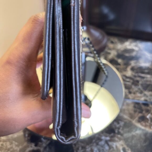 COACH, EUC SIGNATURE BROWN CANVAS WALLET - Picture 8 of 9